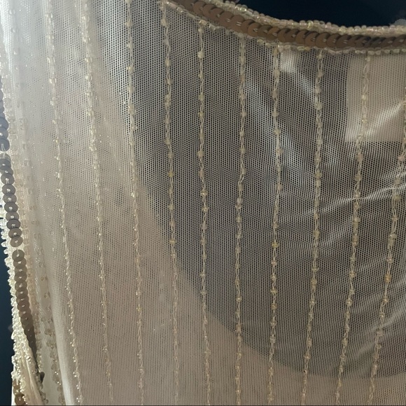 Forever 21 size L 20’s flapper style scoop neck tank top - Picture 4 of 6